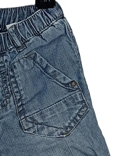 MEXX Baby Jeans Shorts Gr. 62 Blau Baumwolle Gummibund