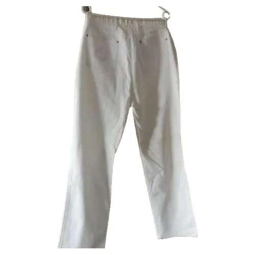 Fair Lady Stoffhose Damen Gr. 44 Weiß Baumwolle Klassisch 2
