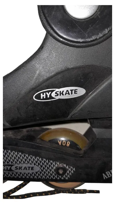 HY Skate Inline Skates Herren Gr. 43 Schwarz Gebraucht Abnutzung