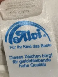 ALVI Baby Schlafsack Gr. 62 Beige Wickelverschluss Baumwolle 4