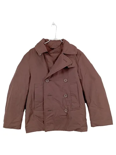 UNIQLO U Damen Leichter Mantel Peacoat Braun Gr. XXS/32 Herbst