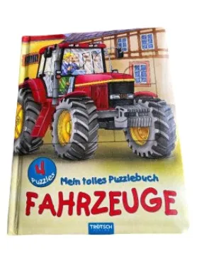 Trötsch Puzzlebuch Fahrzeuge 4 Steckpuzzles Kinderbuch Puzzlebuch
