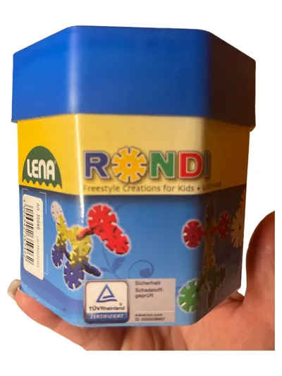 LENA RONDI Steckspiel Freestyle Creations for Kids Bausteine Kunststoff