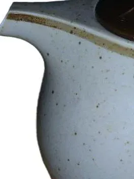 Heinrich Betz Kaffeekanne Porzellan Beige Vintage 18cm Alltag Uni