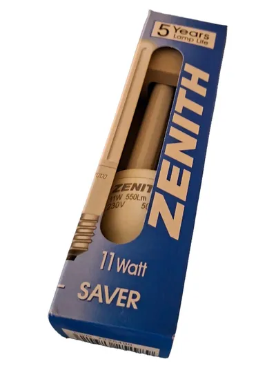 Zenith Saver Leuchtmittel 11W 550Lm 230V E14 Energiesparlampe Weiß