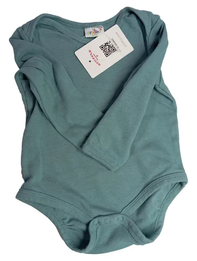 ORSOLINO Baby Langarm Body Gr. 74/80 Türkis Baumwolle Unisex