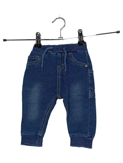 NAME IT Baby Jeans Jogginghose Gr. 62 Blau Bio-Baumwolle