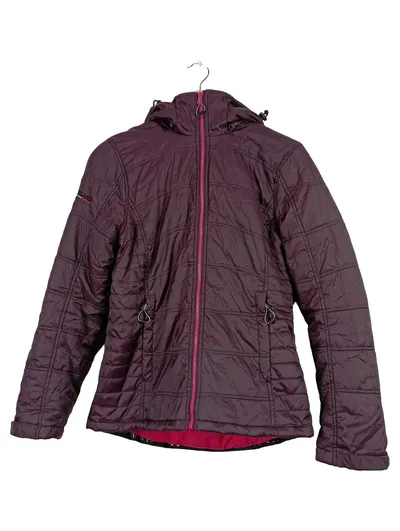 Northland Damen Steppjacke Gr. 40/L Lila Kapuze Outdoor Winterjacke