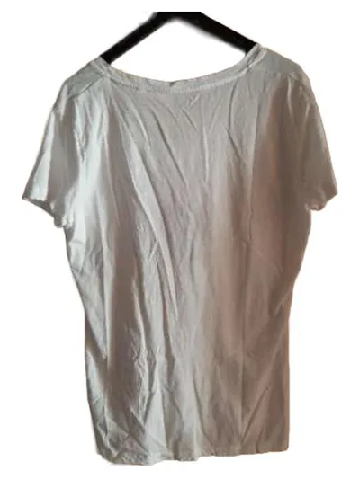Stanley/Stella Damen T-Shirt Katze Maske Abstand Halten Gr. L Weiß Bio