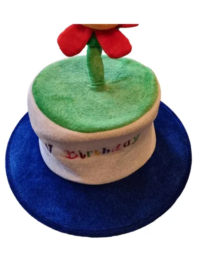 Michel Toys Geburtstag Hut Happy Birthday Schriftzug Partyhut Mehrfarbig UNI
