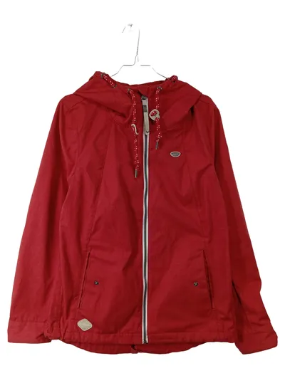 Ragwear Damen Regenjacke Rot Kapuze Gr. L 42 Freizeit Outdoor