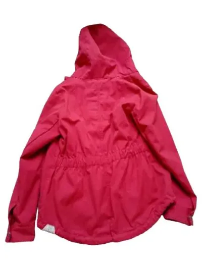 Ragwear Damen Regenjacke Rot Kapuze Gr. L 42 Freizeit Outdoor