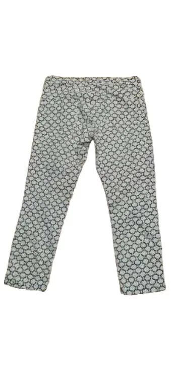 Conbipel Damen Stoffhose Größe 44 beige geometrisches Muster elegant 5