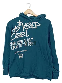 Bonprix Kapuzenpullover Hoodie Gr. 176/182 Petrol Streetwear Jungen 1