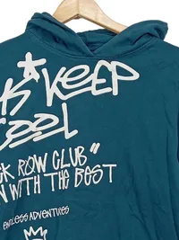 Bonprix Kapuzenpullover Hoodie Gr. 176/182 Petrol Streetwear Jungen 4