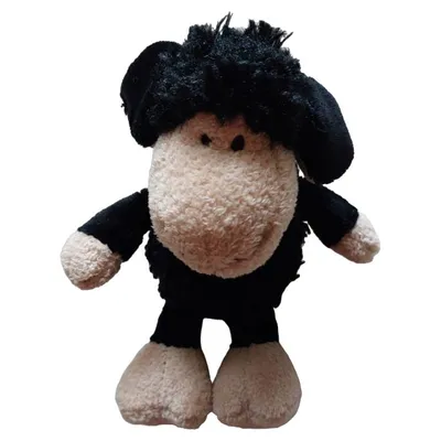 NICI Schaf Kuscheltier Plüschtier Charmant Schwarz 16 cm