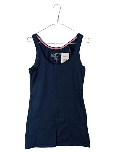 edc by Esprit Damen Tanktop Unterhemd Organic Cotton Blau Gr. S