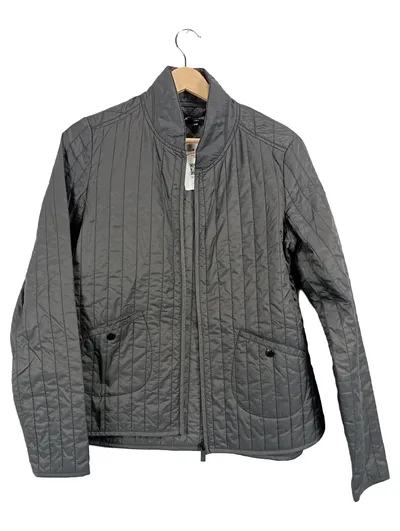 Ilse Jacobsen Damen Steppjacke Grau Gr. 38 Klassisch Gesteppt Alltag