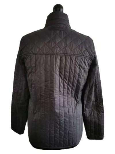 Ilse Jacobsen Damen Steppjacke Grau Gr. 38 Klassisch Gesteppt Alltag