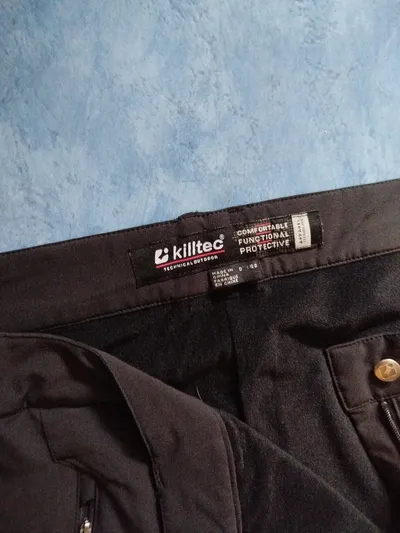 Killtec Outdoorhose Herren Gr. 52 Schwarz Wanderhose Trekking