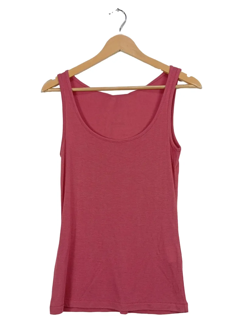 Alba Moda Damen Tanktop Gr. 42 Rosa Modal Kaschmir Basic Top 2
