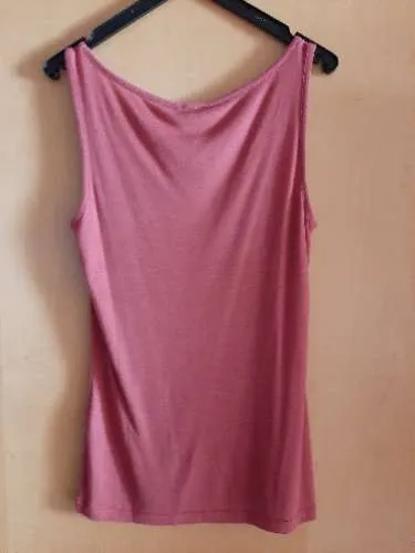 Alba Moda Damen Tanktop Gr. 42 Rosa Modal Kaschmir Basic Top 3
