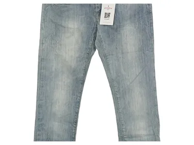 Lost in Paradise Damen Jeans Slim Fit Blau W27 L30 Baumwolle Casual