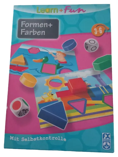 FX Schmid Formen Farben Lernspiel Vorschule Motorik Pappe Mehrfarbig