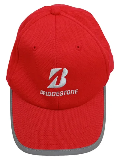 Bridgestone Basecap Kappe Rot One Size 100% Polyester Mütze Cap