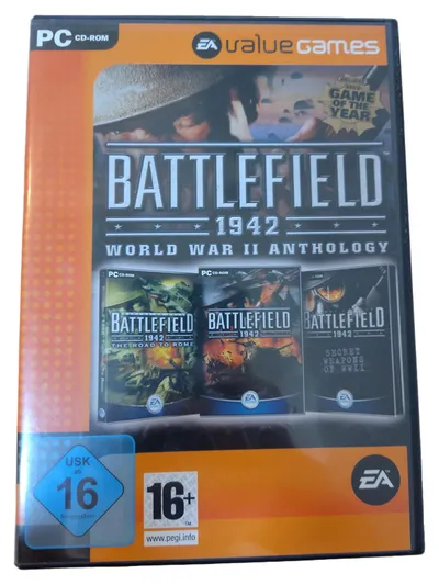 EA Games Battlefield 1942 Anthology PC CD-ROM WWII Shooter