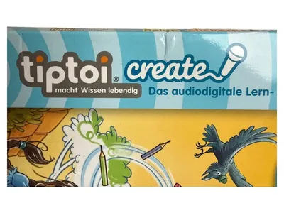 Ravensburger tiptoi CREATE Malen Stickern Zauberschule Activity Buch Mehrfarbig