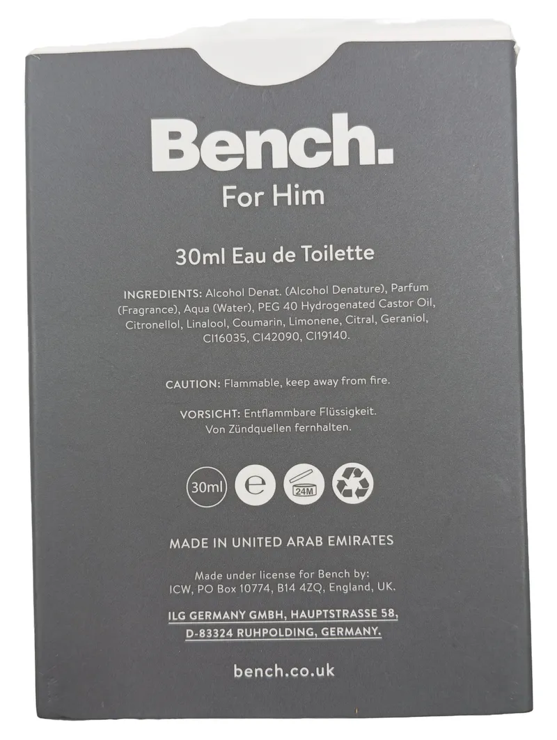 Bench. For Him Eau de Toilette Herren 30ml EDT Männerduft Parfum 7