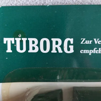 Tuborg LKW Sattelzug Modellfahrzeug Werbetruck Grün 18cm