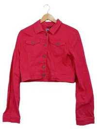 CRASH ONE Jeansjacke Mädchen Pink Cropped Baumwolle Gr. 176 Freizeit 1