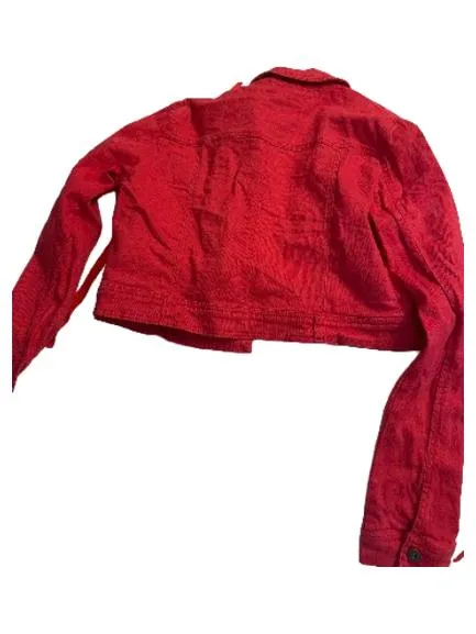 CRASH ONE Jeansjacke Mädchen Pink Cropped Baumwolle Gr. 176 Freizeit 5