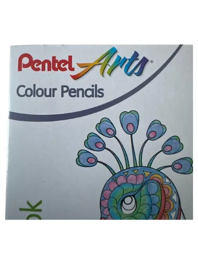 Pentel Arts Colouring Book Mandala Activity Buch Erwachsene Papier Weiß