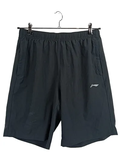 Li-Ning Sporthose Laufshorts Herren Gr. XL Grau Polyester