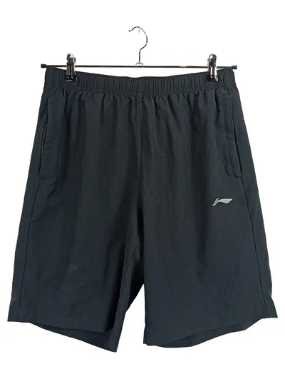 Li-Ning Sporthose Laufshorts Herren Gr. XL Grau Polyester