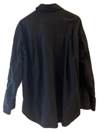 EDITED Hemdbluse Damen Spitze Langarm Schwarz Gr. 38 M Casual