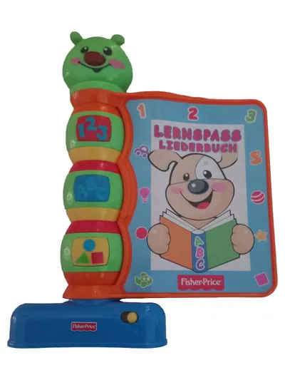 Fisher-Price Lernspass Liederbuch Lernspielzeug Baby Musik Vorschule Hund