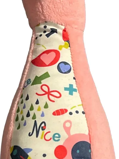 Fehn Greifling Giraffe Rosa Bunt Tiermotiv Baby Spielzeug Rassel