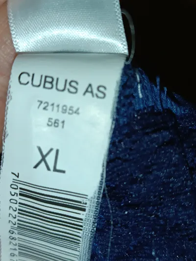 Cubus Nachthemd Negligé Blumenmuster Spitze Blau Damen Gr. XL