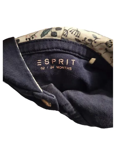Esprit Sweatjacke Mädchen Gr. 92 Kapuzenjacke Blau Baumwolle