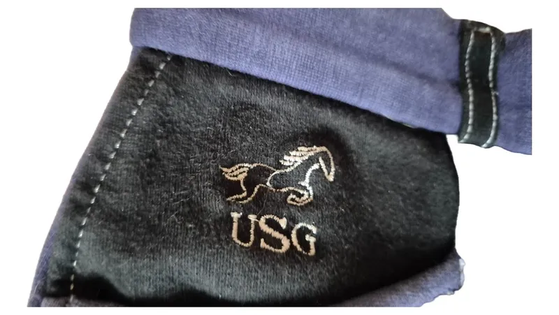 USG Kinder Reithose Vollbesatz Blau Gr. 146 Baumwolle 5