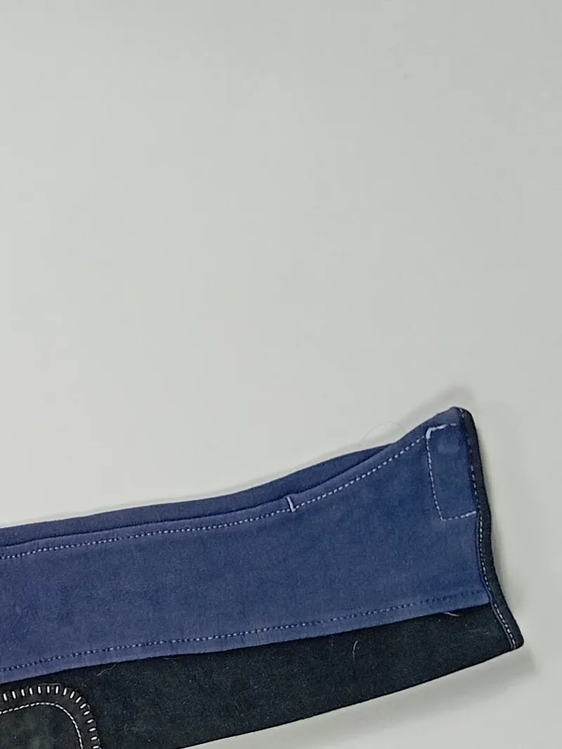 USG Kinder Reithose Vollbesatz Blau Gr. 146 Baumwolle 8