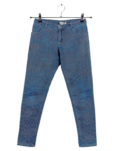 Eat Ants Mädchen Jeans Hose Gr. 152 Blau Paisley Baumwolle
