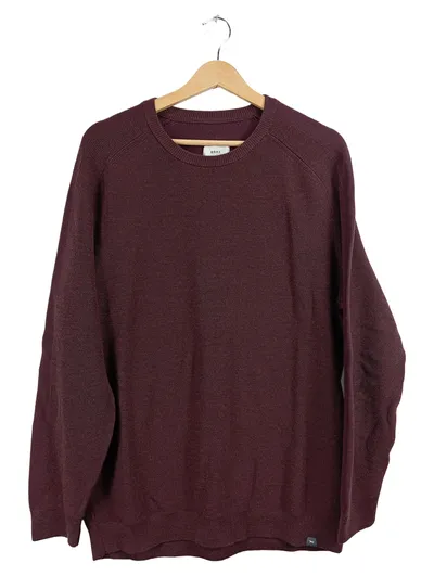BRAX Herren Pullover Gr. XL Rundhals Strickpullover Bordeaux Baumwolle
