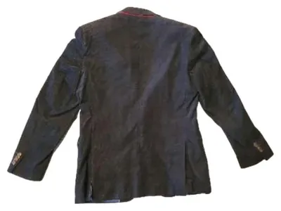 McNeal Herren Sakko Gr. 48 Schwarz Cord Blazer Jacke Klassisch