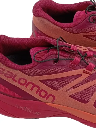 Salomon Sense Ride Damen Laufschuhe Gr. 38 Pink Trail Running Sportschuhe