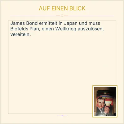 Man lebt nur zweimal DVD James Bond 007 Sean Connery Special Edition